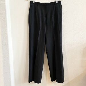 Talbots Wool Lined Dress Pants Black 10 Stretch‎ Pockets Career